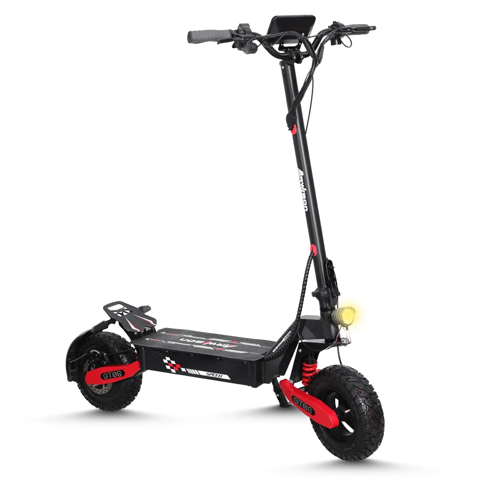 KTX-870227 Off-Road Electric Scooter with 1200W Motor, 27 MPH Speed, 11-Inch Tires, Long Range 15-25 Miles, Foldable Design