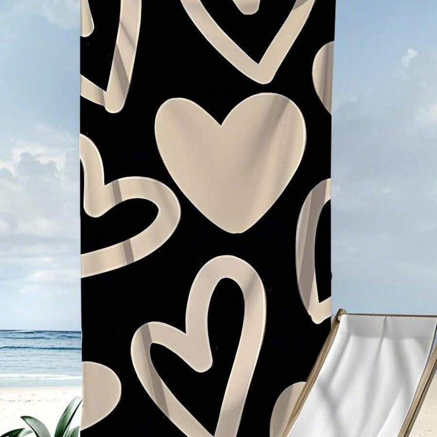 KTX-870291 Quick-Drying Microfiber Beach Towel for Comfort and Style