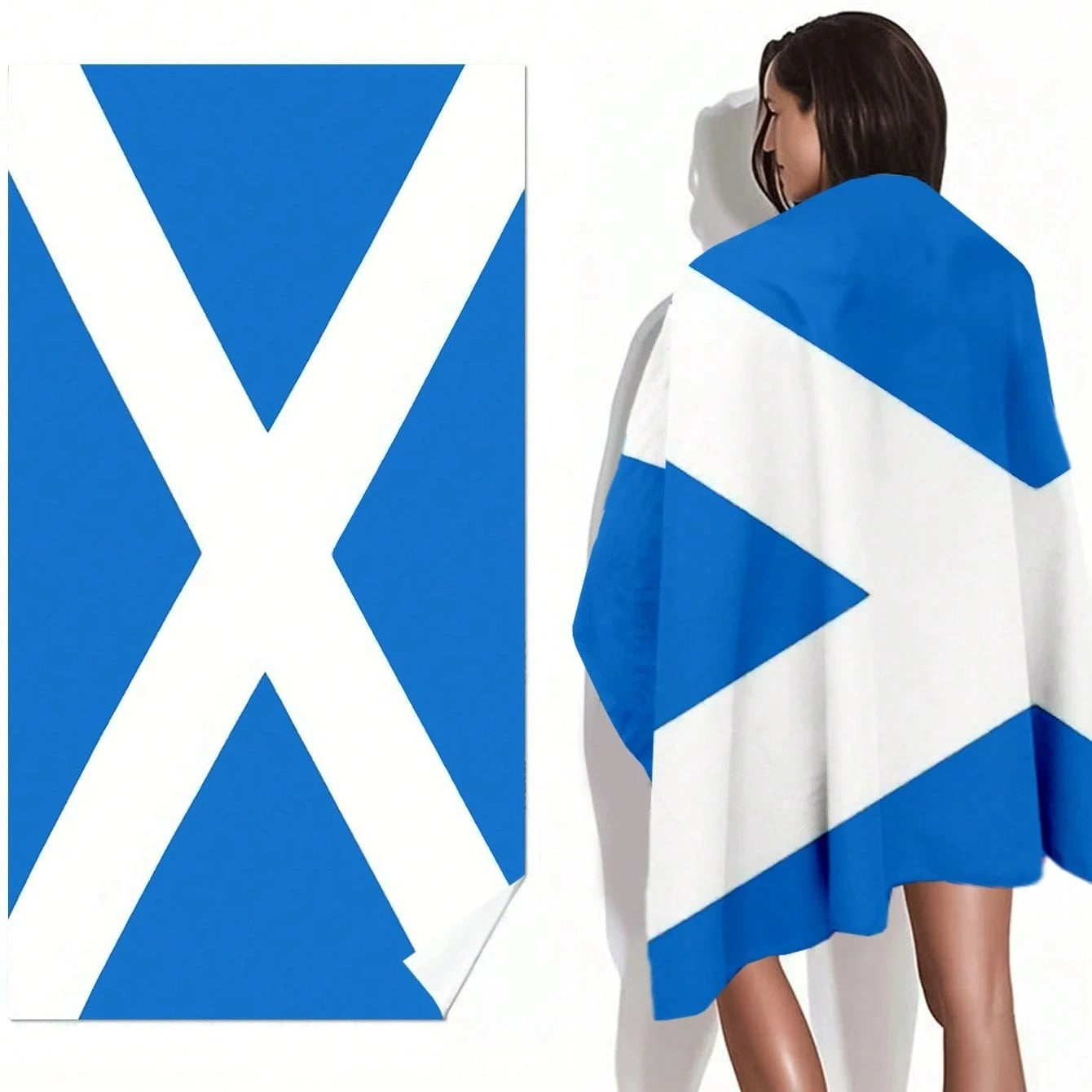 KTX-870291 Quick-Drying Microfiber Beach Towel for Comfort and Style