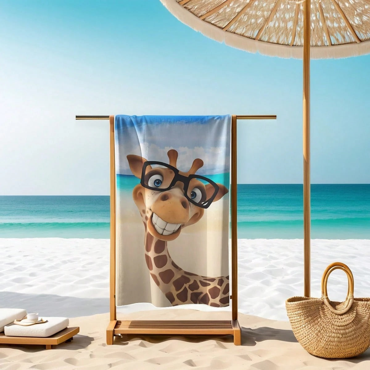 KTX-870291 Quick-Drying Microfiber Beach Towel for Comfort and Style