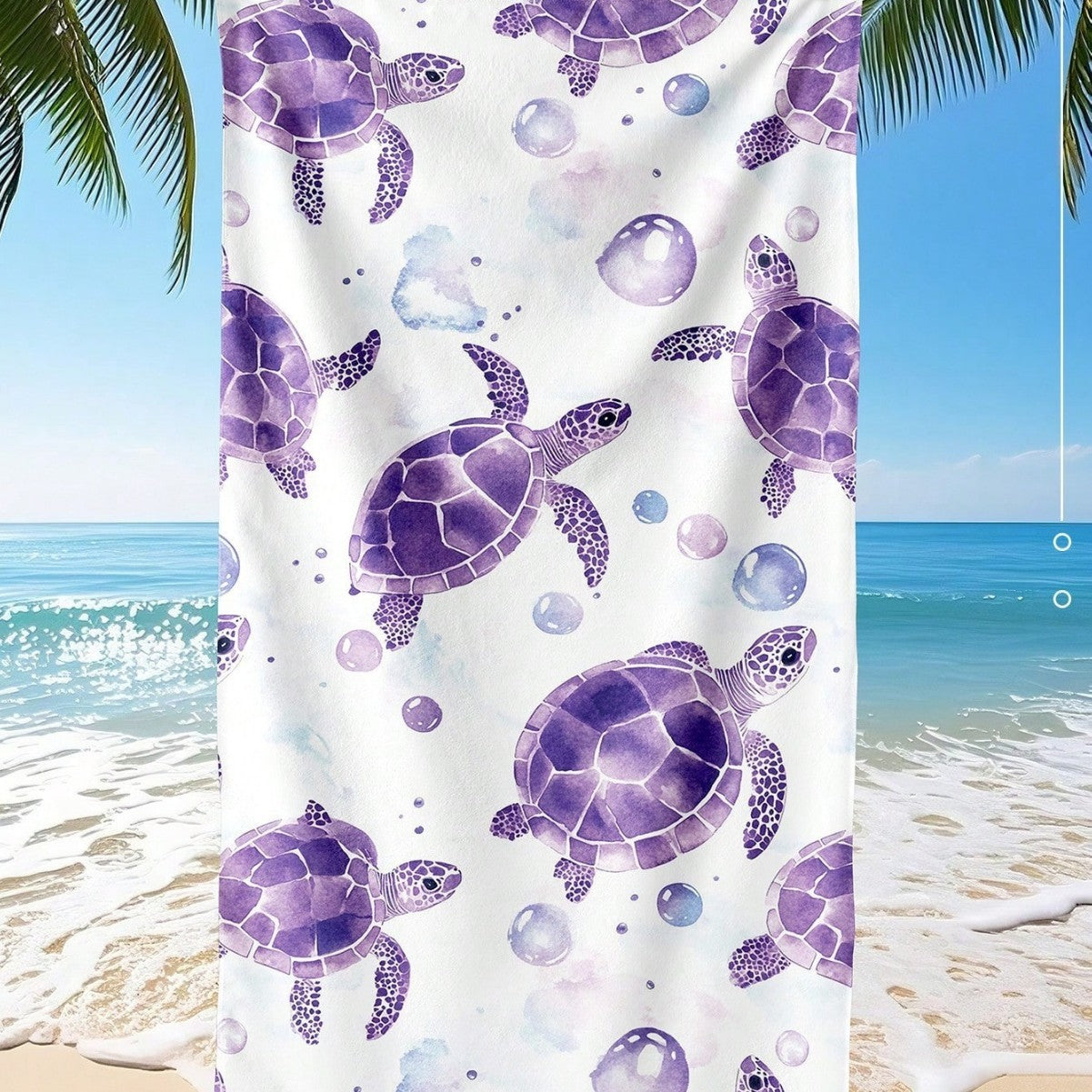 KTX-870291 Quick-Drying Microfiber Beach Towel for Comfort and Style