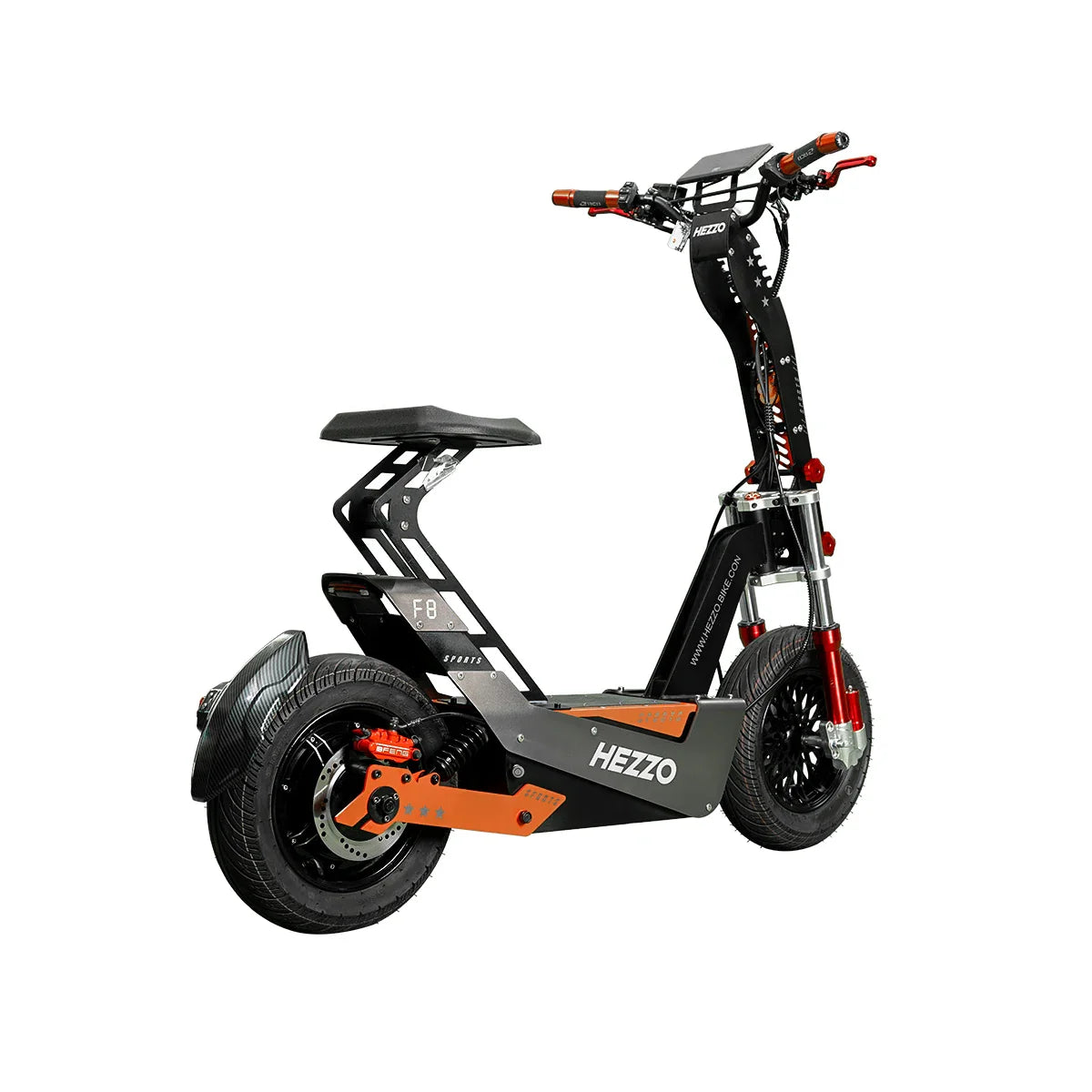 KTX-871379 72V 8000W Foldable Electric Scooter, 100Km/h Max Speed, 200-120Km Range, Off-Road Tires, 150KG Load Capacity