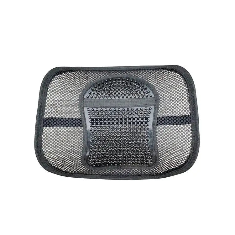 KTX-872531 Mesh Lumbar Support Cushion for Car Seats and Outdoor Chairs, Polyester Back Rest for Comfortable Driving