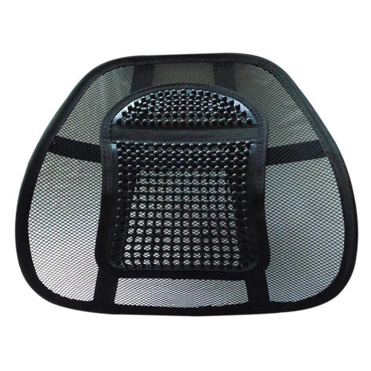 KTX-872531 Mesh Lumbar Support Cushion for Car Seats and Outdoor Chairs, Polyester Back Rest for Comfortable Driving