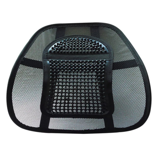 KTX-872531 Mesh Lumbar Support Cushion for Car Seats and Outdoor Chairs, Polyester Back Rest for Comfortable Driving