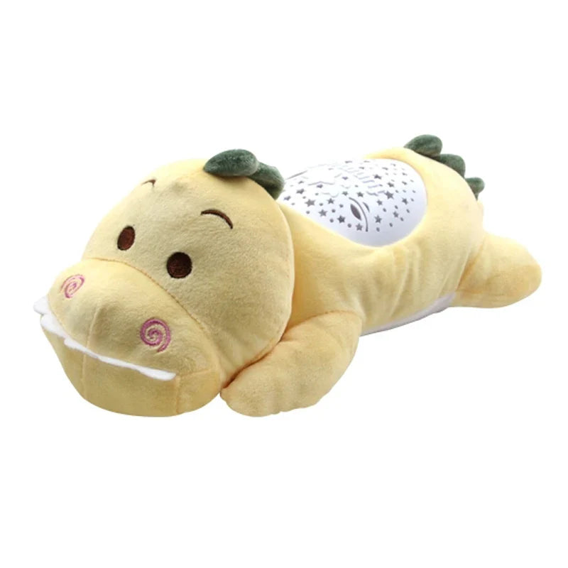 KTX-873427 Unicorn Pillow with Light, Music & Projection - Plush Toy for Kids and Babies