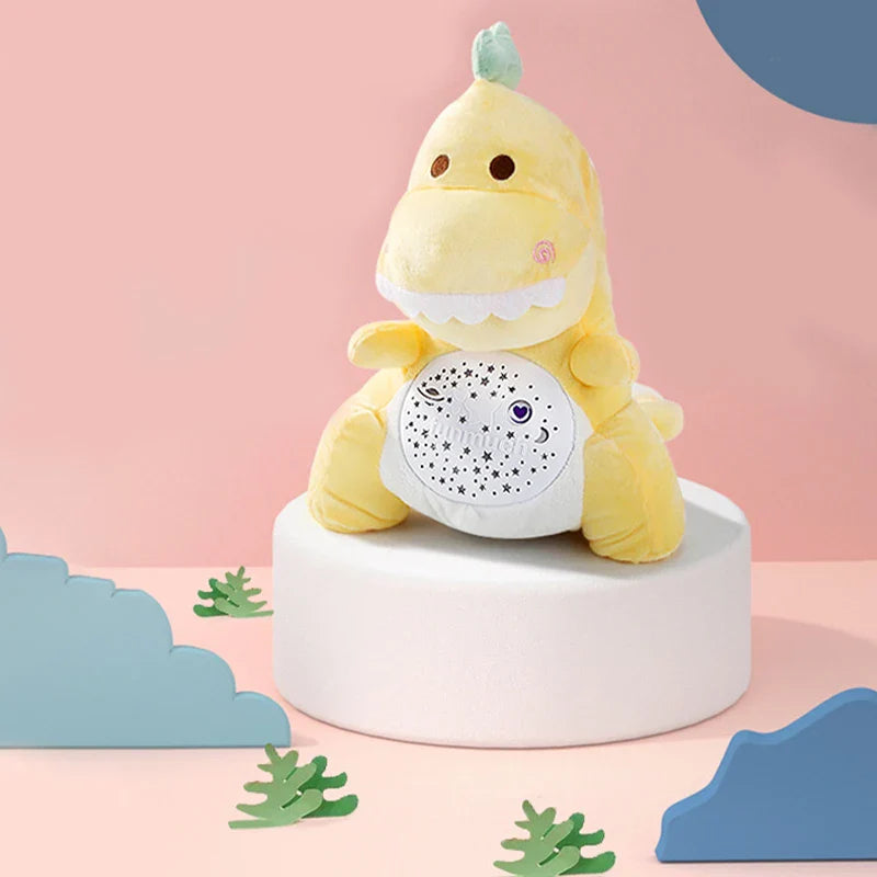 KTX-873427 Unicorn Pillow with Light, Music & Projection - Plush Toy for Kids and Babies