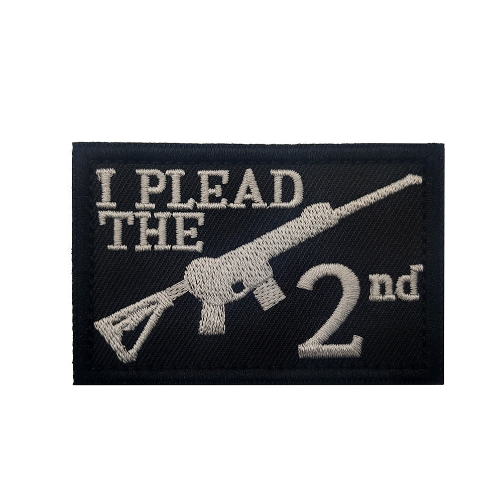 KTX-874003 Double-Sided Velcro Armband with Embroidered Cloth Stickers - 10CM Diameter