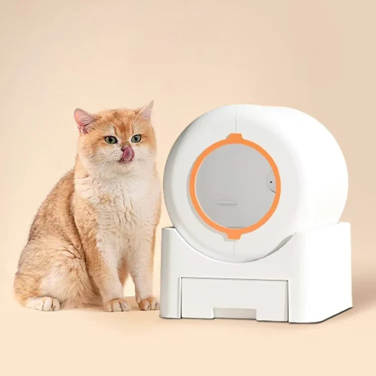 KTX-874771 Large Capacity Automatic Self-Cleaning Cat Litter Box with App Control and Easy Clean Design