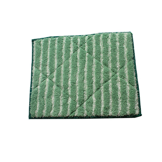 KTX-874899 Superfine Fiber Glass Cleaning Cloth - Absorbent, Check Pattern, Green, 50x40cm & 20x25cm