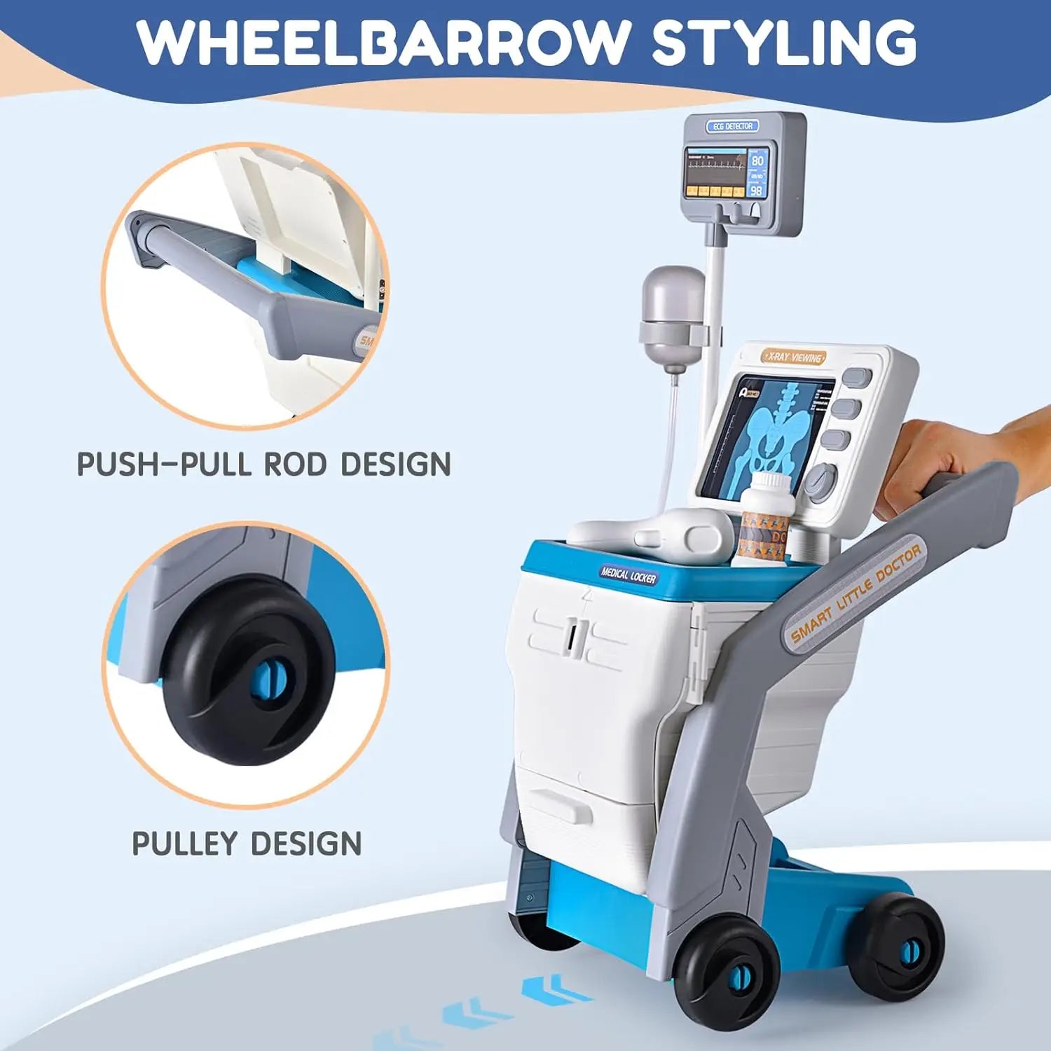 KTX-875155 Kids Doctor Pretend Play Set with Ultrasound Machine - Unisex Educational Toy for Ages 2-7