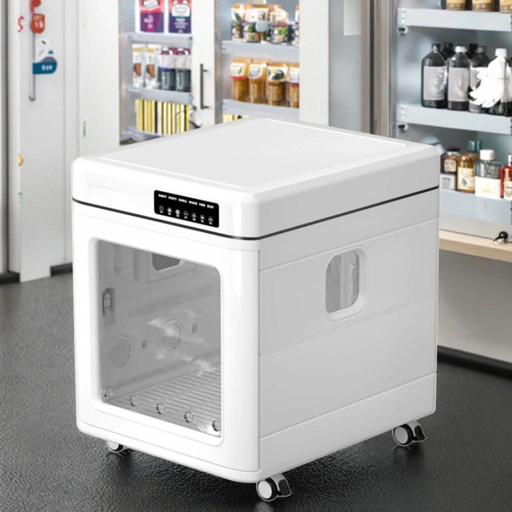 KTX-875731 Foldable 100L Adjustable Temperature and Time Dog Grooming Dryer Box for Pets