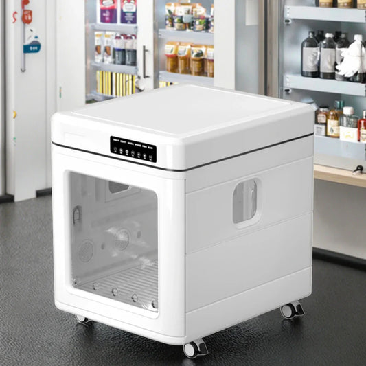 KTX-875731 Foldable 100L Adjustable Temperature and Time Dog Grooming Dryer Box for Pets