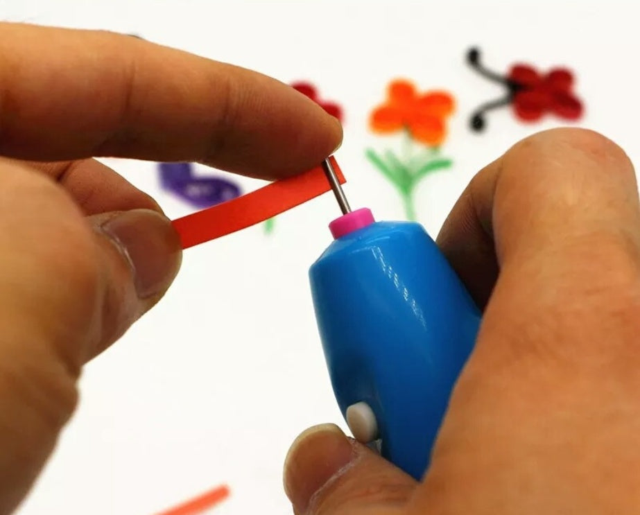KTX-876307 Electric Quilling Pen for DIY Crafting - Fast Paper Rolling Tool