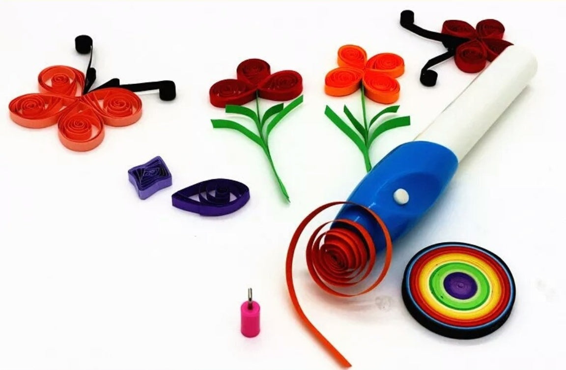 KTX-876307 Electric Quilling Pen for DIY Crafting - Fast Paper Rolling Tool