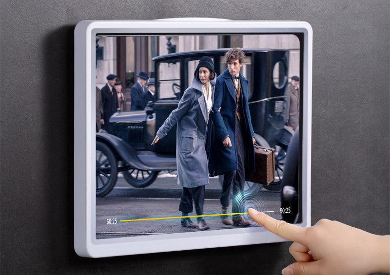 KTX-876691 Waterproof Wall-Mounted Phone Storage Box for Bathroom Use