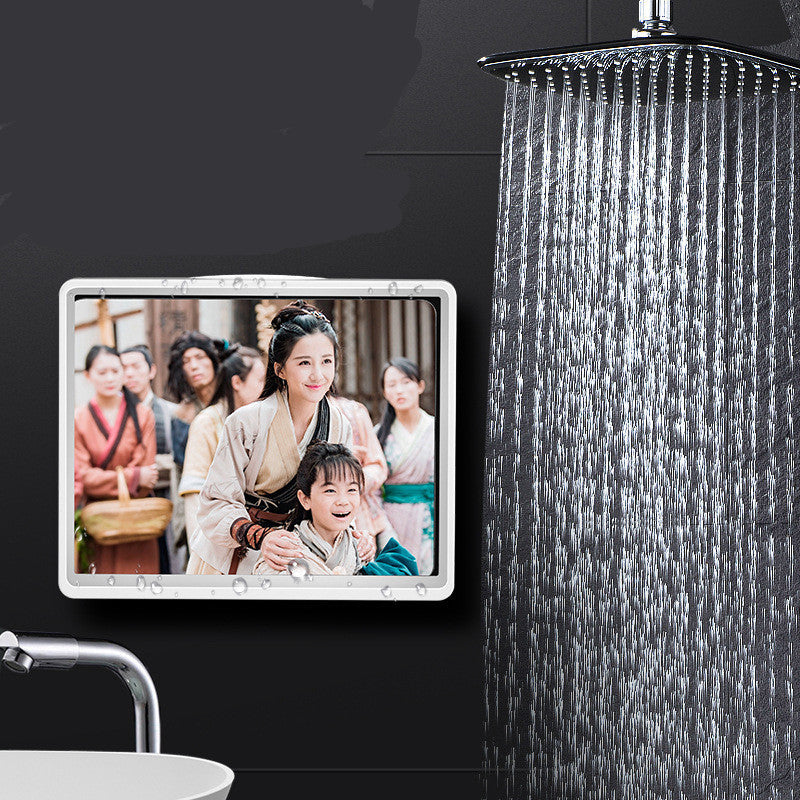 KTX-876691 Waterproof Wall-Mounted Phone Storage Box for Bathroom Use