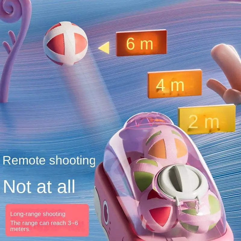 KTX-877459 Whale Shooting Sticky Ball Toy for Interactive Family Games