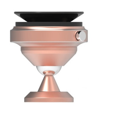 KTX-877843 Vibrato Suction Cup Car Mobile Phone Holder - Aluminum Alloy & Silicone, Multiple Colors Available