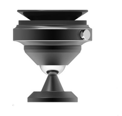 KTX-877843 Vibrato Suction Cup Car Mobile Phone Holder - Aluminum Alloy & Silicone, Multiple Colors Available