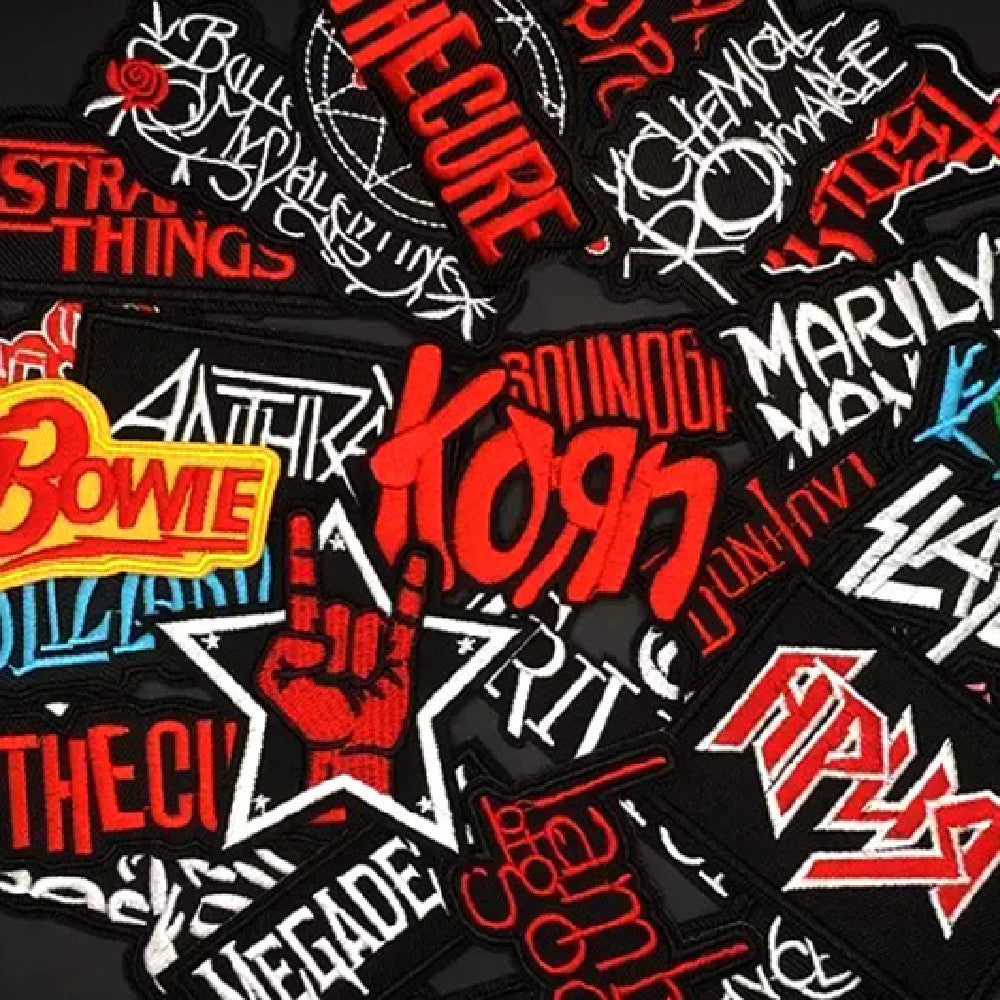 KTX-878611 Embroidered Self-Adhesive Patch for Jackets, Hats, and More