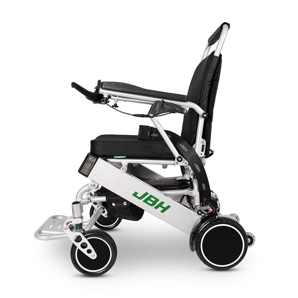 KTX-878803 Ultra Light Electric Wheelchair with Folding Design and Dual Motors, 120kg Capacity