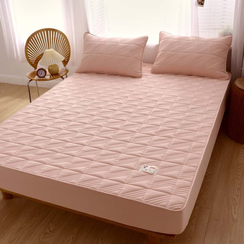KTX-878931 Pure Cotton Quilted Mattress Protector, Thickened and Anti-Mite, 360° All-Inclusive Design