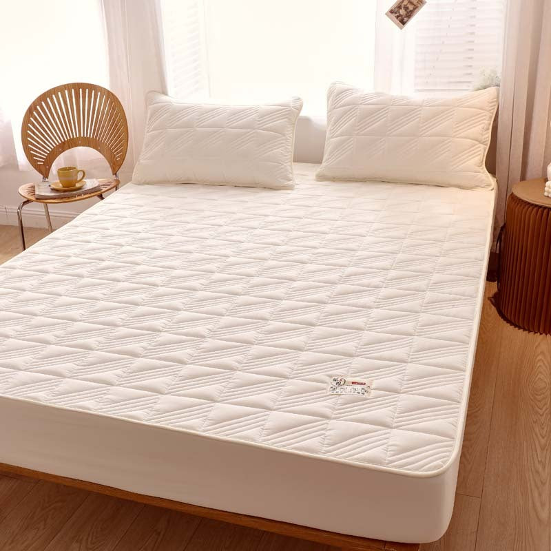 KTX-878931 Pure Cotton Quilted Mattress Protector, Thickened and Anti-Mite, 360° All-Inclusive Design