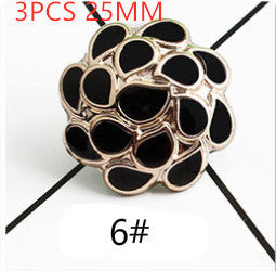 KTX-879763 Natural Resin Detachable Brooch with Strong Fragrance - 25mm Unique Decorative Accessory