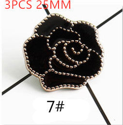 KTX-879763 Natural Resin Detachable Brooch with Strong Fragrance - 25mm Unique Decorative Accessory