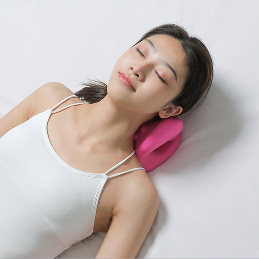 KTX-880915 Cervical Neck Traction Pillow with Magnetic Support for Pain Relief and Relaxation