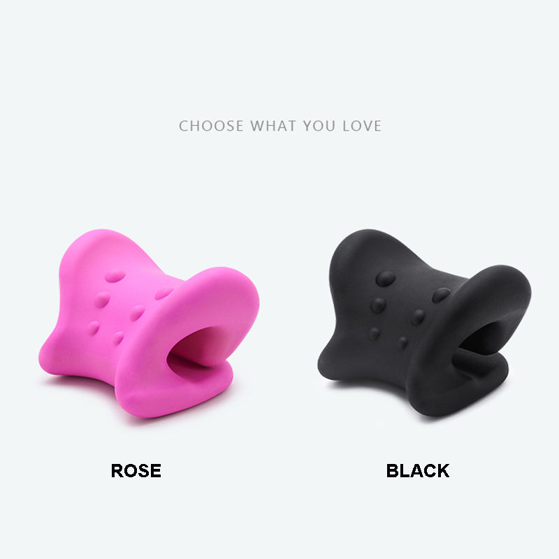 KTX-880915 Cervical Neck Traction Pillow with Magnetic Support for Pain Relief and Relaxation