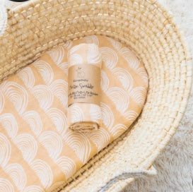 KTX-880915 Soft Cotton Baby Gauze Wrap, Lightweight Muslin Blanket for Infants & Toddlers, Cartoon Patterns, 120x120cm