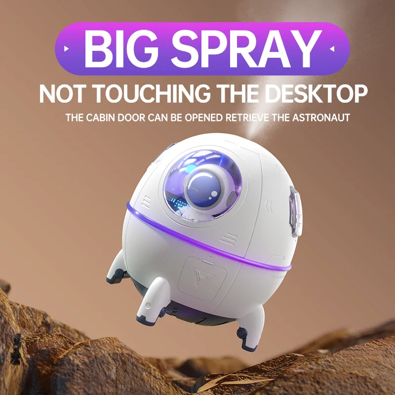 KTX-881427 Ultrasonic Aromatherapy Humidifier with 1.3L Tank, 7 Colour LED Lights, and Touchscreen Control