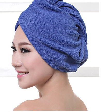KTX-882963 Absorbent Microfiber Hair Dryer Cap for Quick and Easy Drying