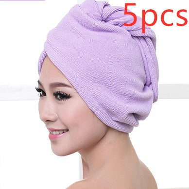 KTX-882963 Absorbent Microfiber Hair Dryer Cap for Quick and Easy Drying