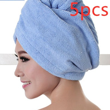 KTX-882963 Absorbent Microfiber Hair Dryer Cap for Quick and Easy Drying