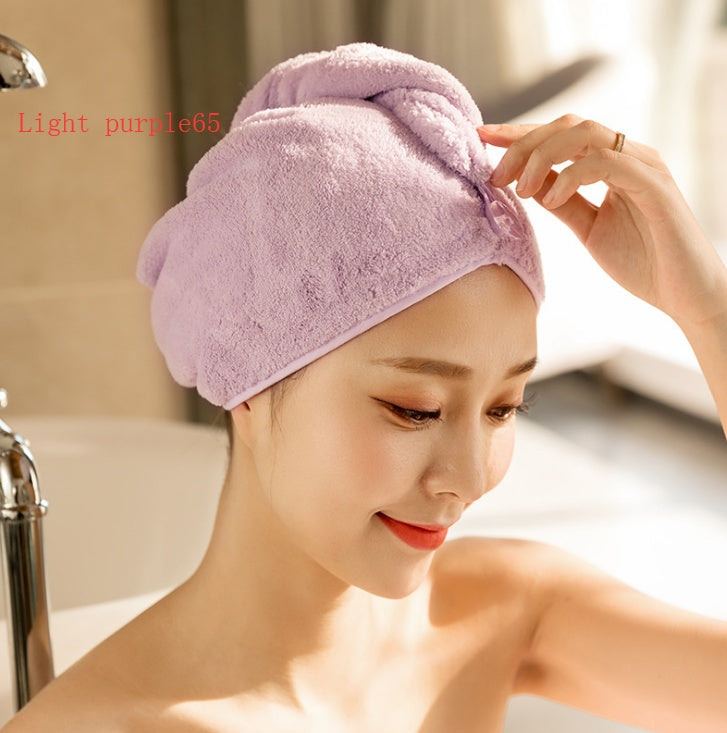 KTX-882963 Absorbent Microfiber Hair Dryer Cap for Quick and Easy Drying