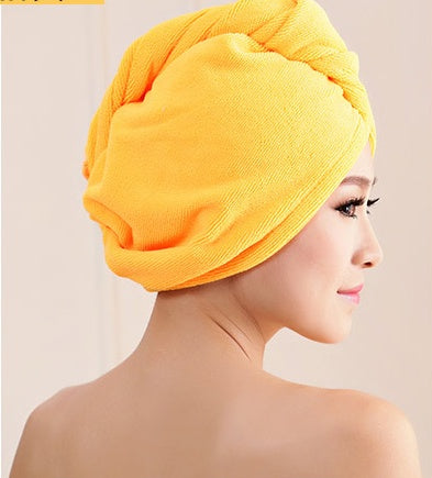 KTX-882963 Absorbent Microfiber Hair Dryer Cap for Quick and Easy Drying