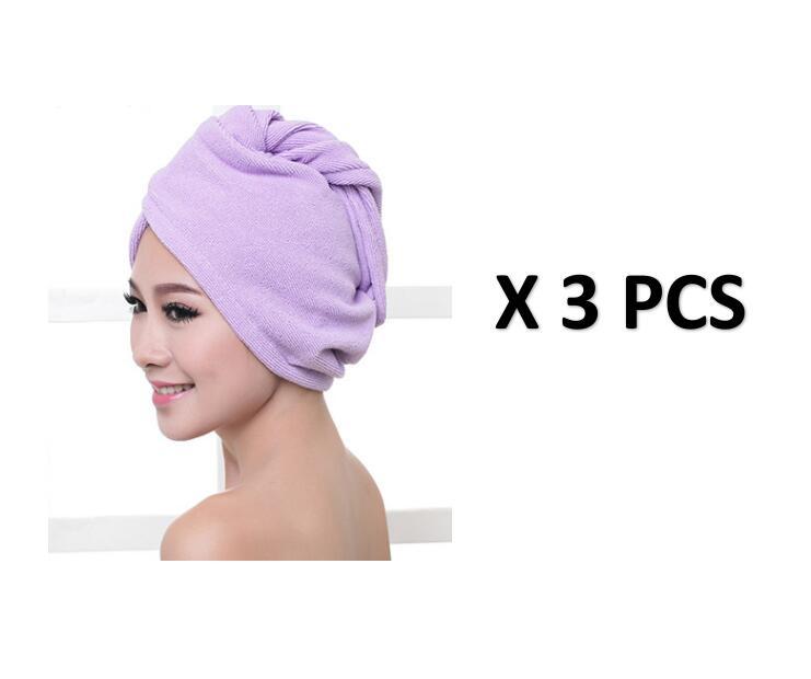 KTX-882963 Absorbent Microfiber Hair Dryer Cap for Quick and Easy Drying
