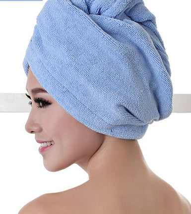 KTX-882963 Absorbent Microfiber Hair Dryer Cap for Quick and Easy Drying