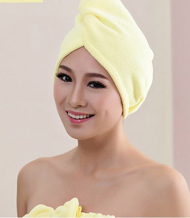 KTX-882963 Absorbent Microfiber Hair Dryer Cap for Quick and Easy Drying