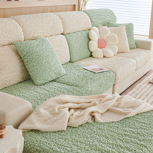KTX-884435 Seersucker Stretch Sofa Cover in Multiple Colors and Sizes