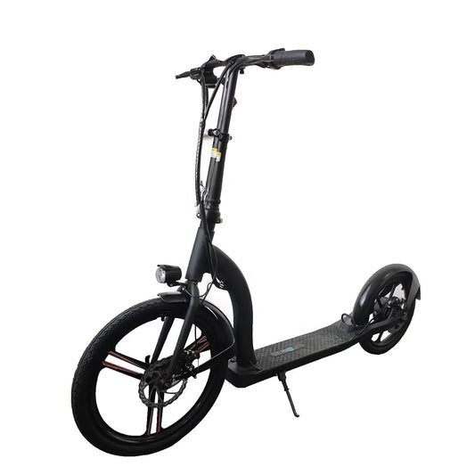 KTX-884563 Long Range Folding Electric Scooter with 20in-16in Fat Tires and 350W Motor, 40km Range, Max Speed 30km/h
