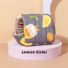 KTX-884819 Cozy Cotton Flannel Rabbit Winter Nest for Small Pets - Various Sizes Available