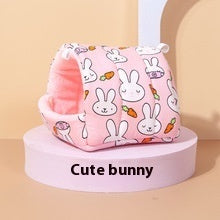 KTX-884819 Cozy Cotton Flannel Rabbit Winter Nest for Small Pets - Various Sizes Available