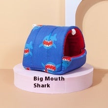 KTX-884819 Cozy Cotton Flannel Rabbit Winter Nest for Small Pets - Various Sizes Available