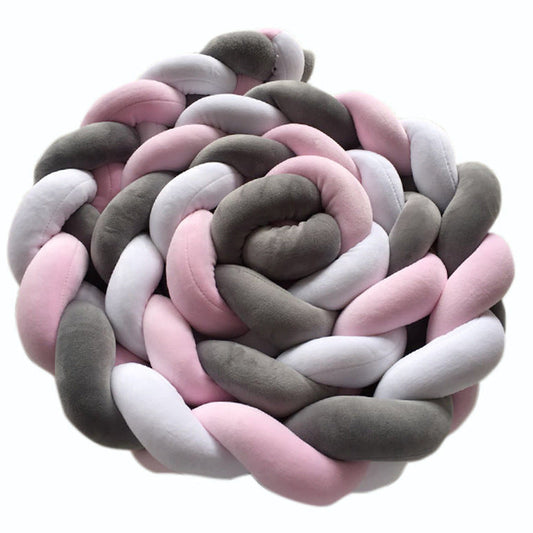 KTX-885011 Knotted Pillow - Multi-Purpose Soft Cushion for Beds, Cribs, and Decorative Use, Modern Plush Design, Various Colors and Sizes Available