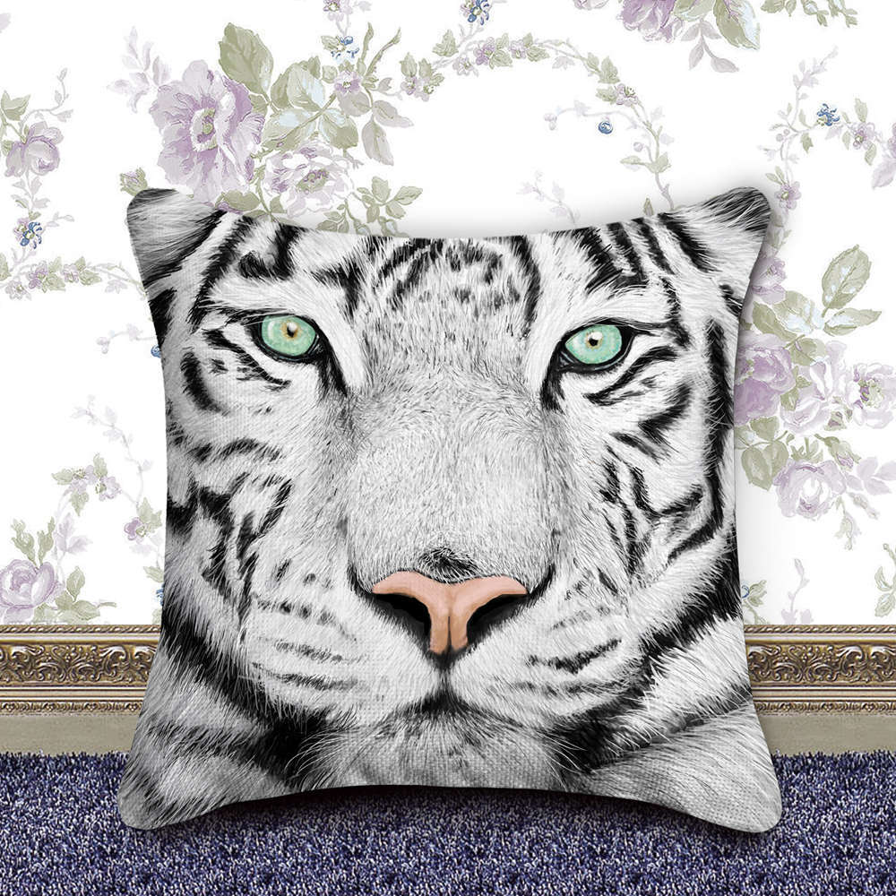 KTX-885459 Diamond Art DIY Pillowcase - Handmade Cotton Cushion Cover, 40x40cm