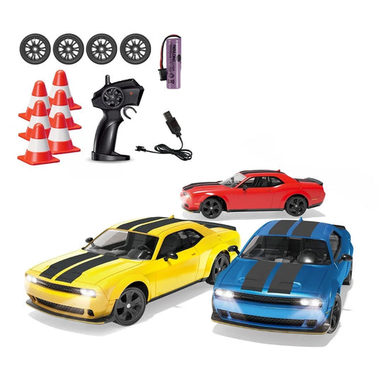 Remote Control 4x4 Electric Drift Racing Car - 360° Stunt Toy for Kids Ages 5 and Up